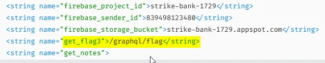 Android string resources exposing the backend base URL on port 9090